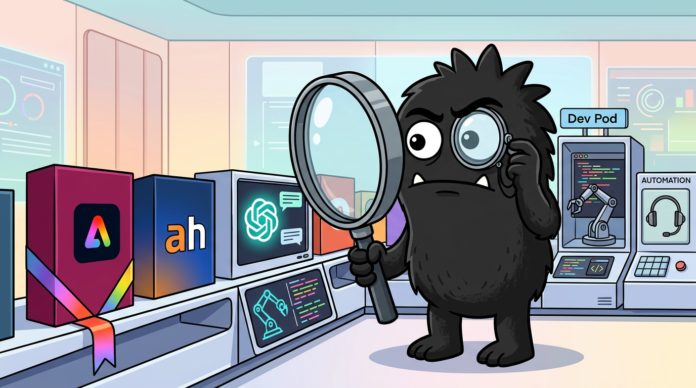 AdTools Monster Mascot reviewing products: Adobe Express vs Ahrefs: Which Is Best for Customer Support