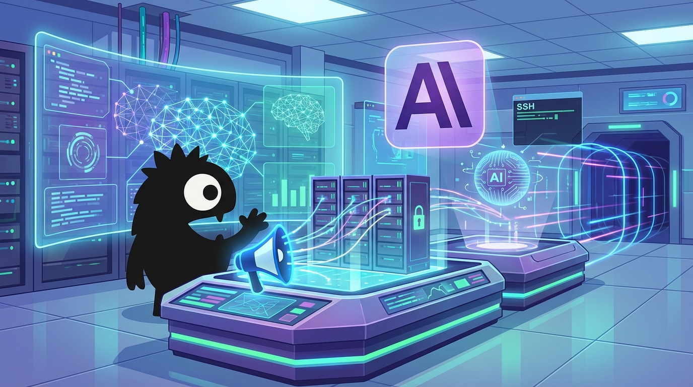 AdTools Monster Mascot presenting AI news: Anthropic Unveils Claude 4.6 with SSH Support and Enterprise