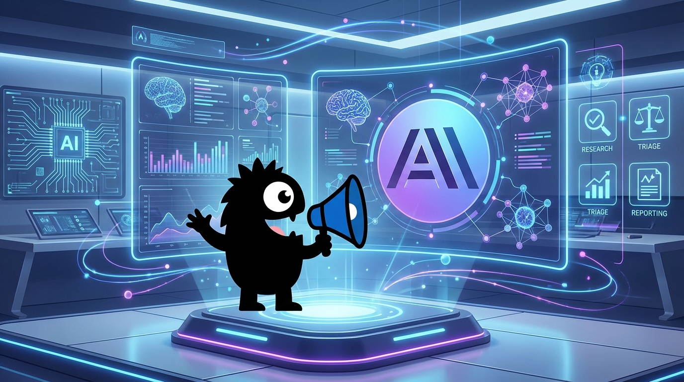 AdTools Monster Mascot presenting AI news: Anthropic Unveils Claude Cowork for Everyday Tasks