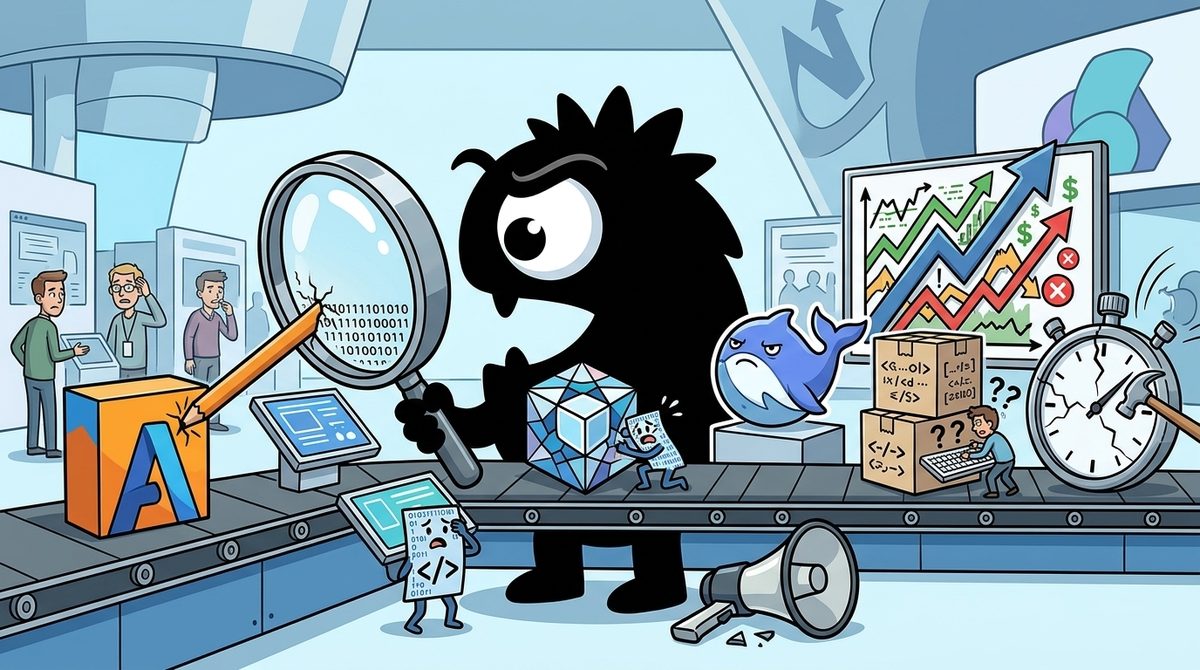 AdTools Monster Mascot reviewing products: Amazon Q Developer vs Aider: Which Is Best for Content and S