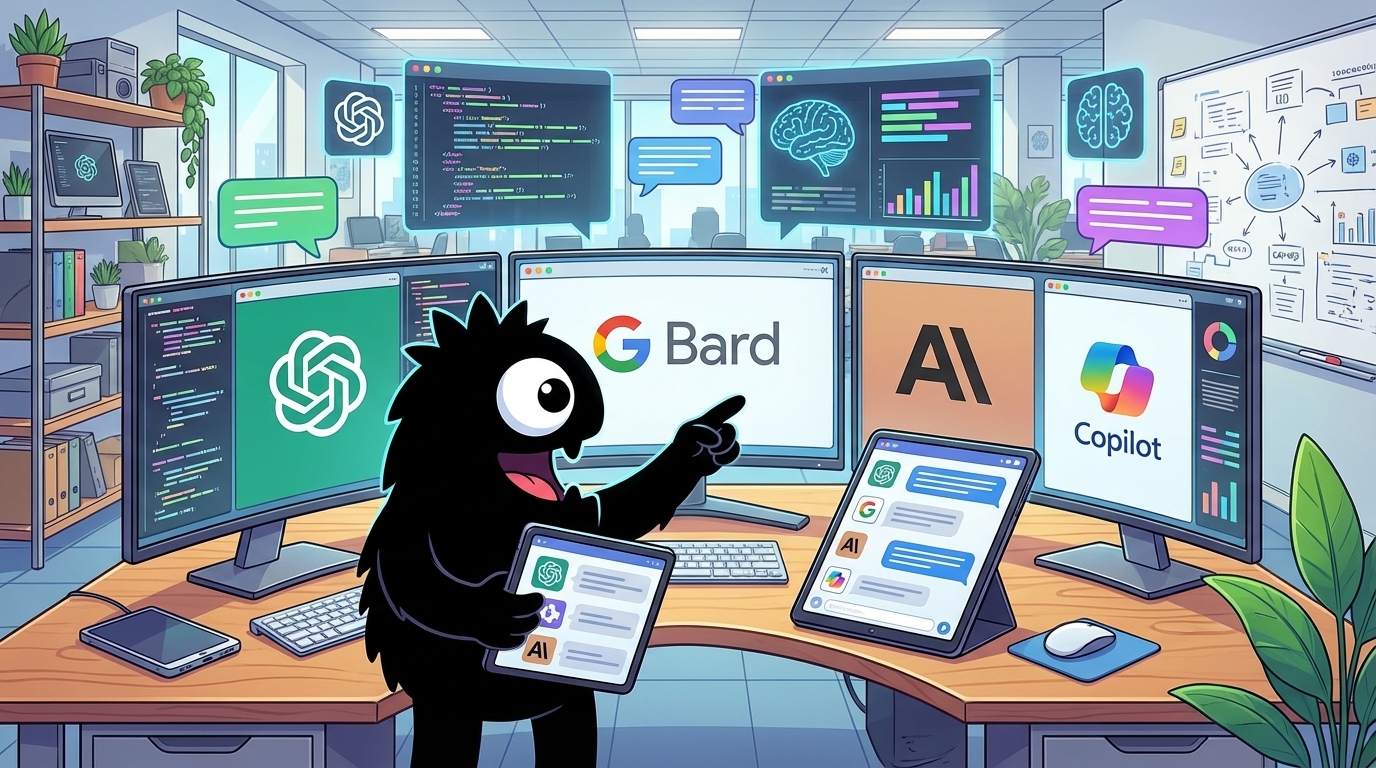 AdTools Monster Mascot reviewing products: Best ai-chatbots Software for 2025