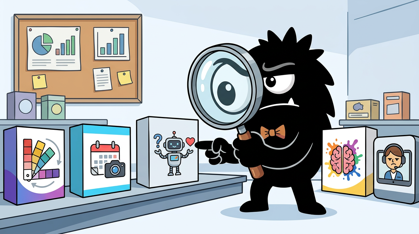 AdTools Monster Mascot reviewing products: Canva vs Later vs DALL-E 3: Which Is Best for Customer Suppo