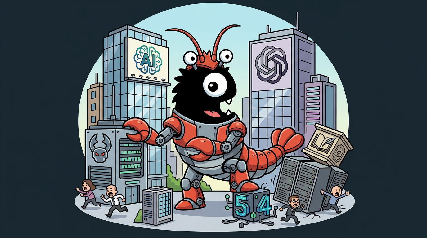 AdTools Monster Mascot reviewing products: ChatGPT 5.4 Just Dropped: Should OpenClaw Users Ditch Opus 4