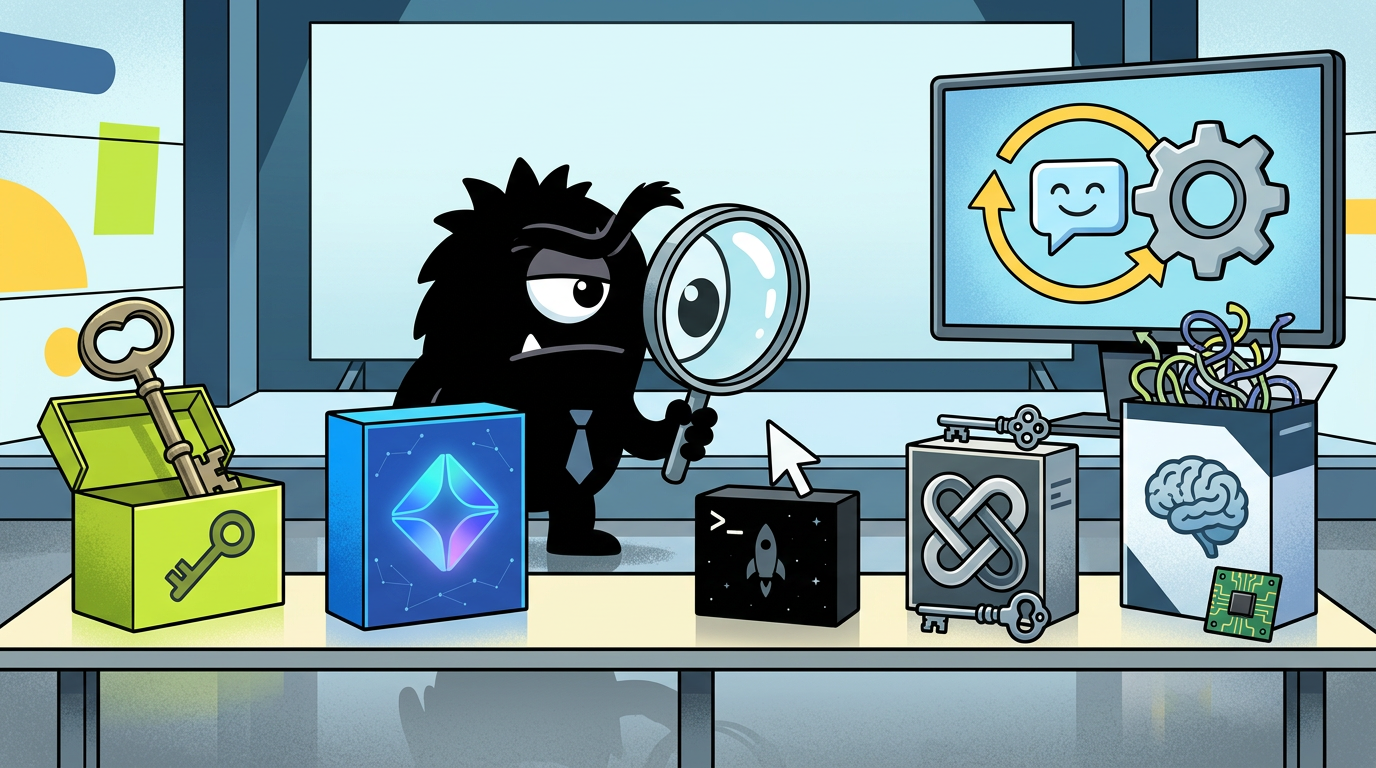 AdTools Monster Mascot reviewing products: Cline vs Gemini Code Assist: Which Is Better for Customer Su