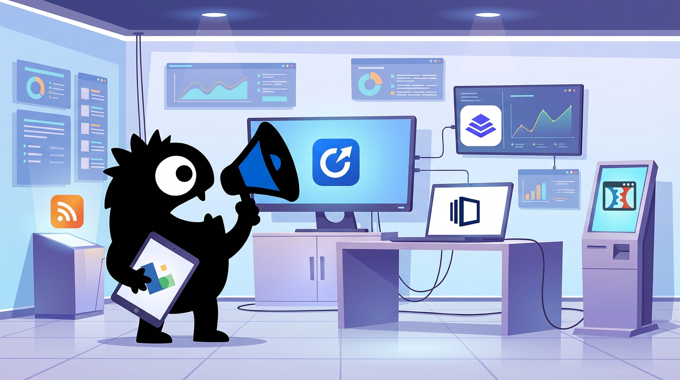 AdTools Monster Mascot reviewing products: ConvertFlow vs Landingi vs ClickFunnels vs Leadpages: Landin
