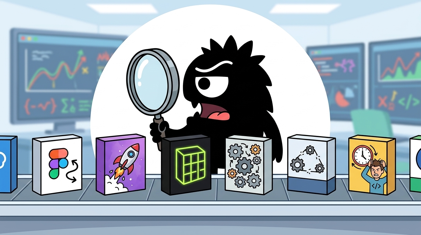 AdTools Monster Mascot reviewing products: Figma vs Fly.io vs Neon: Which Is Best for Automating Busine