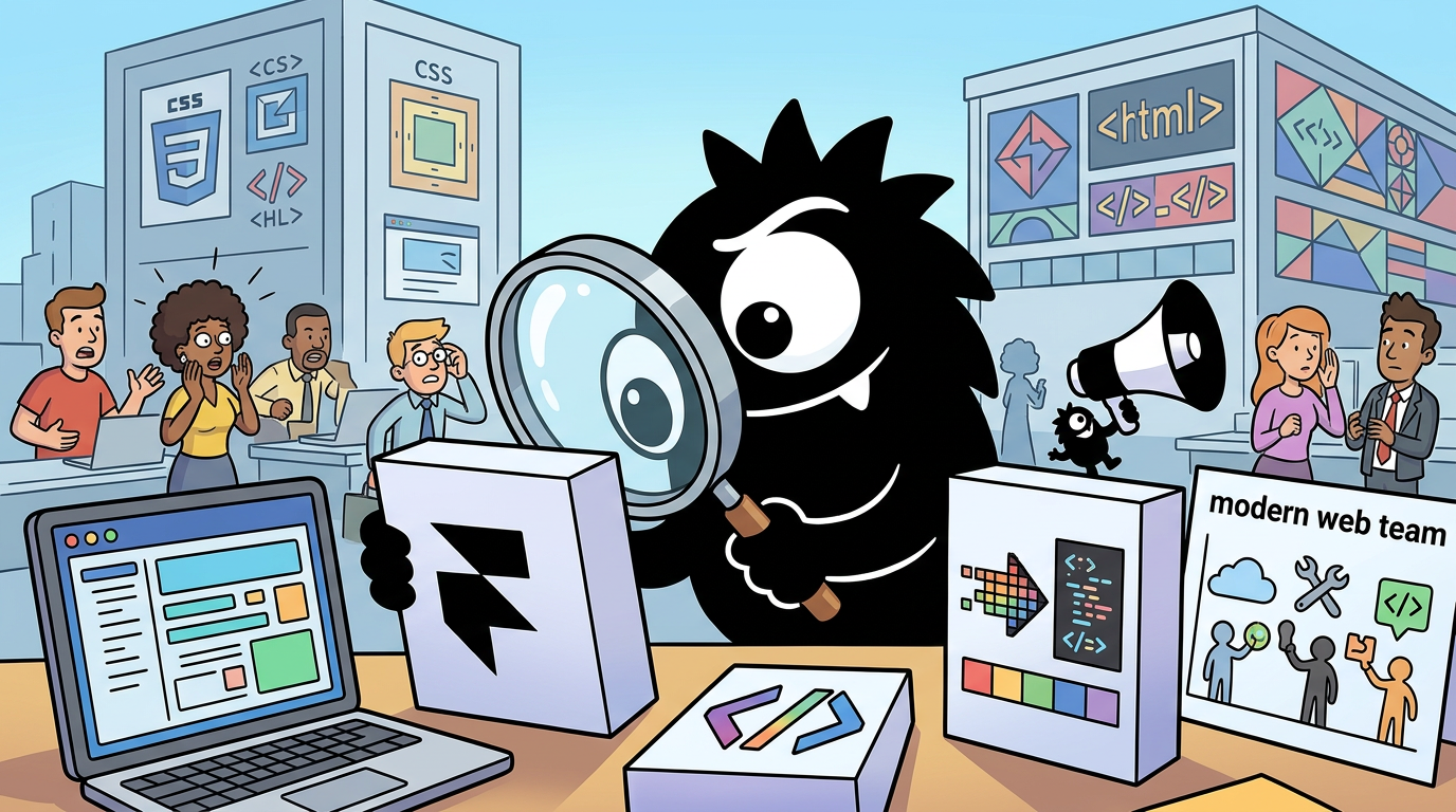AdTools Monster Mascot reviewing products: Framer Deep Dive: How Design-to-Code Is Reshaping Modern Web