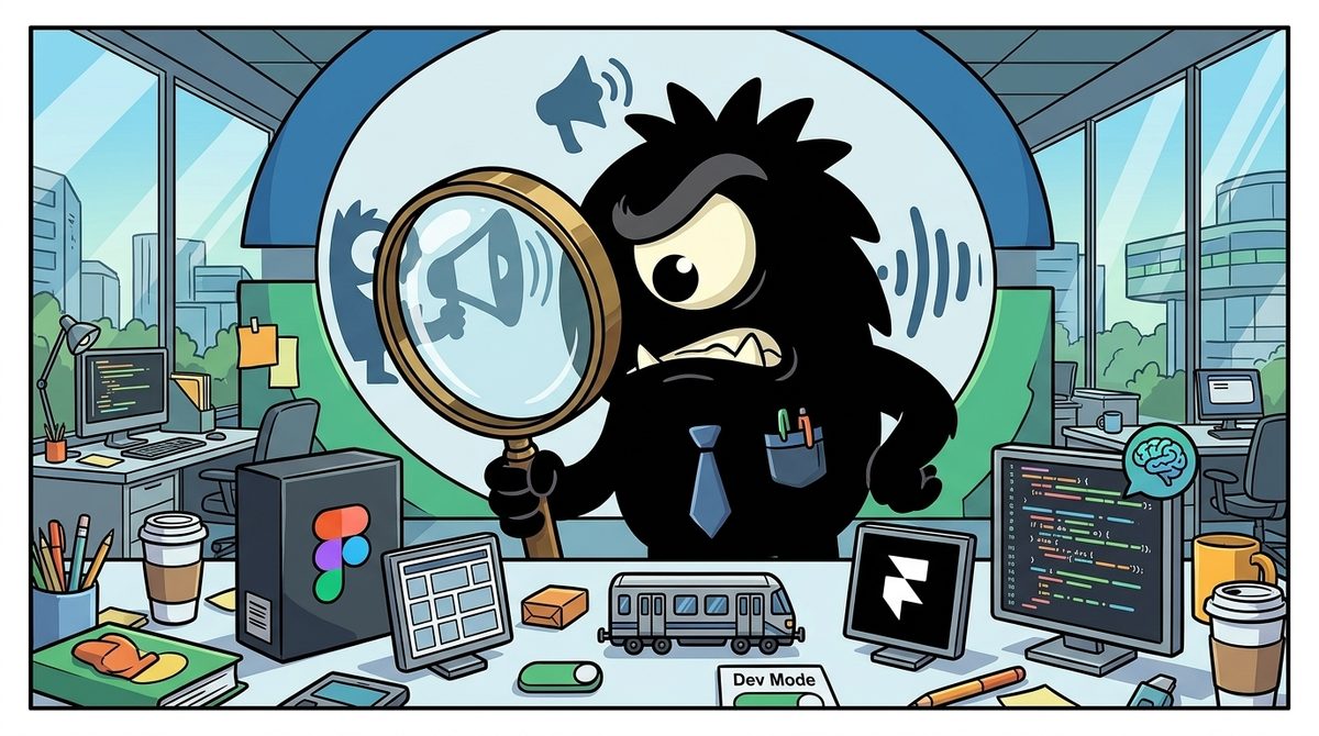 AdTools Monster Mascot reviewing products: Framer vs Railway vs Figma: Which Is Best for Code Review an
