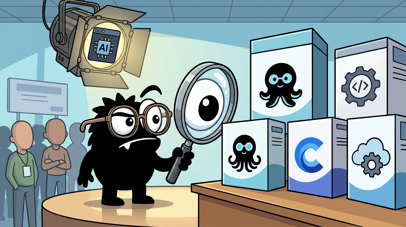 AdTools Monster Mascot reviewing products: GitHub Copilot vs Cursor vs Cline: Which Is Best for Buildin