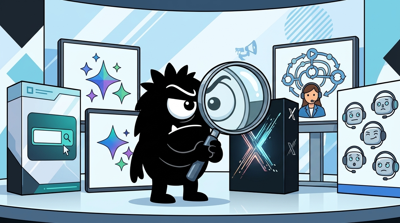 AdTools Monster Mascot reviewing products: Perplexity AI vs Google Gemini vs xAI Grok: Which Is Best fo