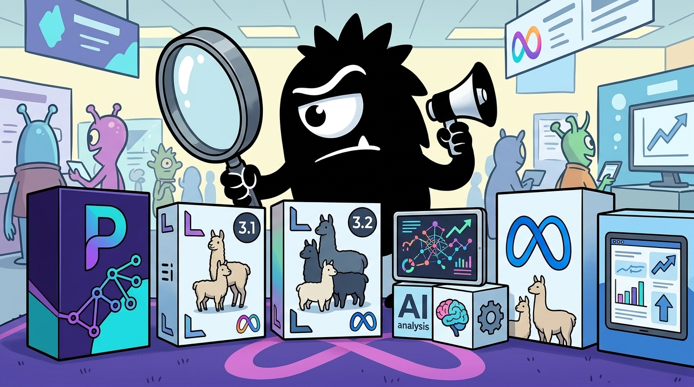 AdTools Monster Mascot reviewing products: Perplexity AI vs Meta Llama: Which Is Best for Data Analysis