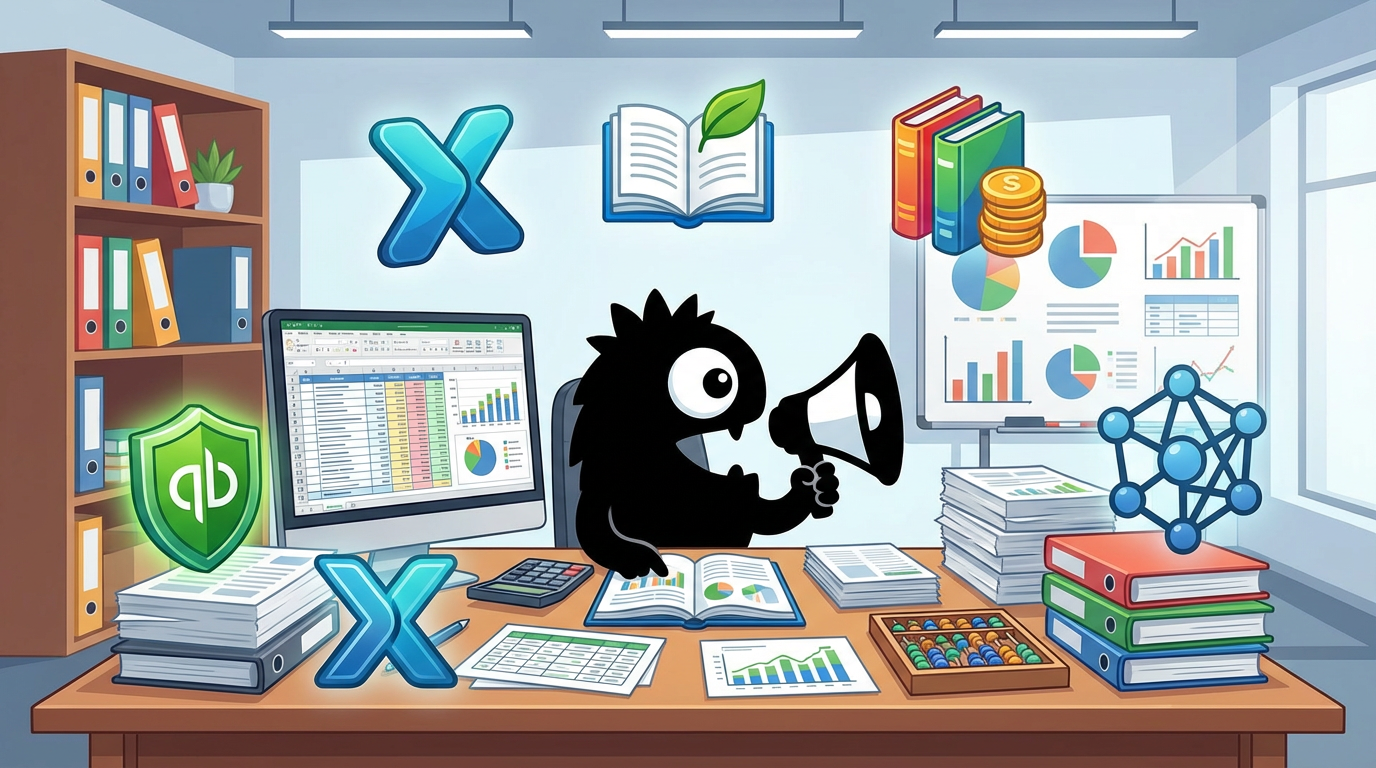 AdTools Monster Mascot: QuickBooks Online vs Xero vs FreshBooks vs Zoho Books: accou