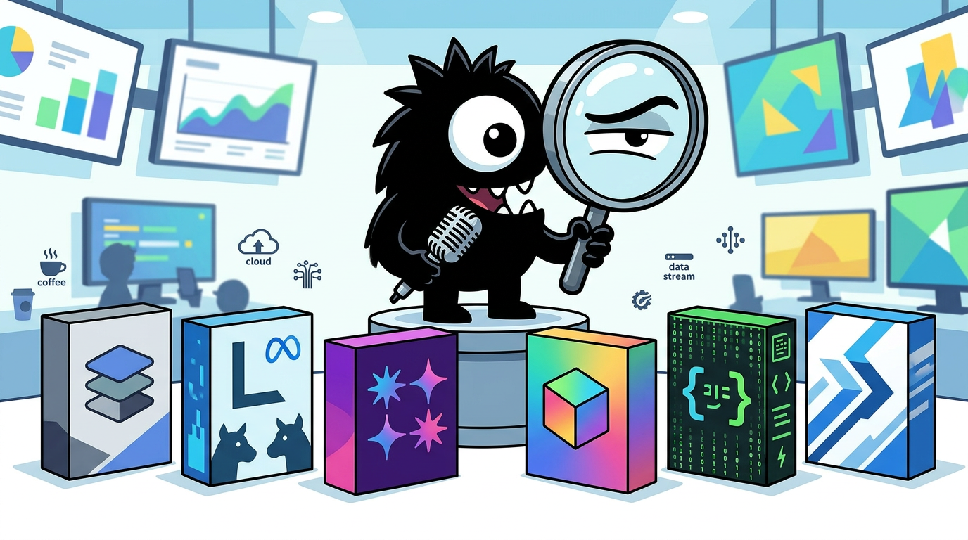 AdTools Monster Mascot reviewing products: Replicate vs Meta Llama vs Google Gemini: Which Is Best for