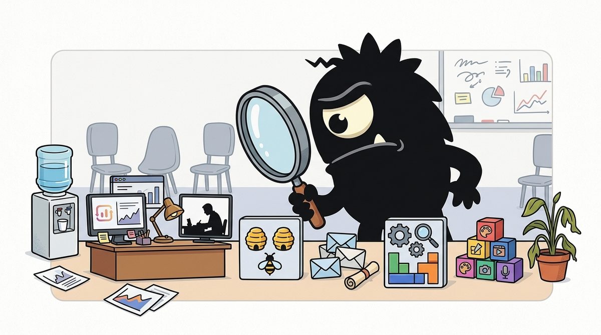 AdTools Monster Mascot reviewing products: Surfer SEO vs Ghost vs Beehiiv: Which Is Best for Your Conte