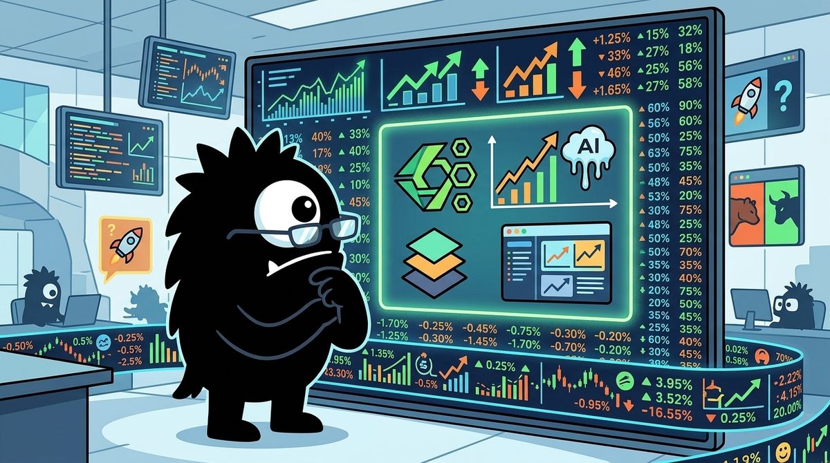 AdTools Monster Mascot reviewing products: The 'AI Bubble Burst' Prediction Market in 2026: What Polyma