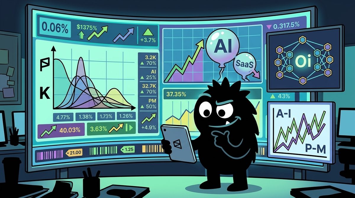 AdTools Monster Mascot reviewing products: The Best AI Market Signals in 2026: What Polymarket's Bubble