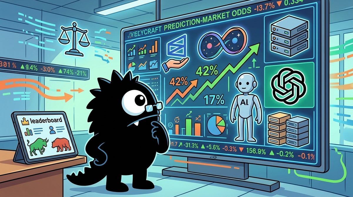 AdTools Monster Mascot reviewing products: The Best AI Model Prediction Market in 2026: An Expert Analy