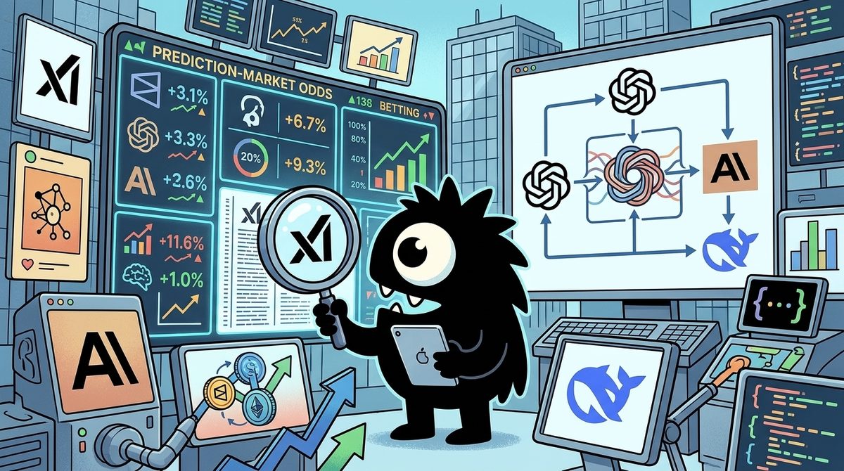 AdTools Monster Mascot reviewing products: The Best AI Model Race in 2026: An Expert Analysis of What $