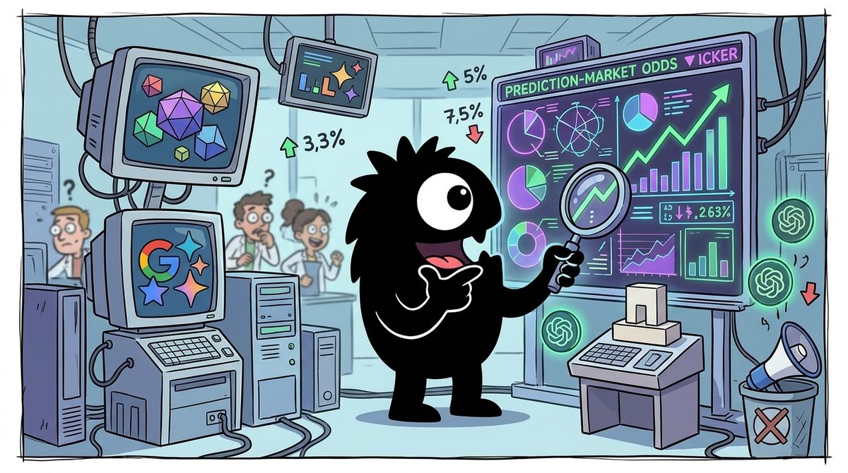 AdTools Monster Mascot reviewing products: The Best AI Model Tools in 2026: What $3.4M in Polymarket Be
