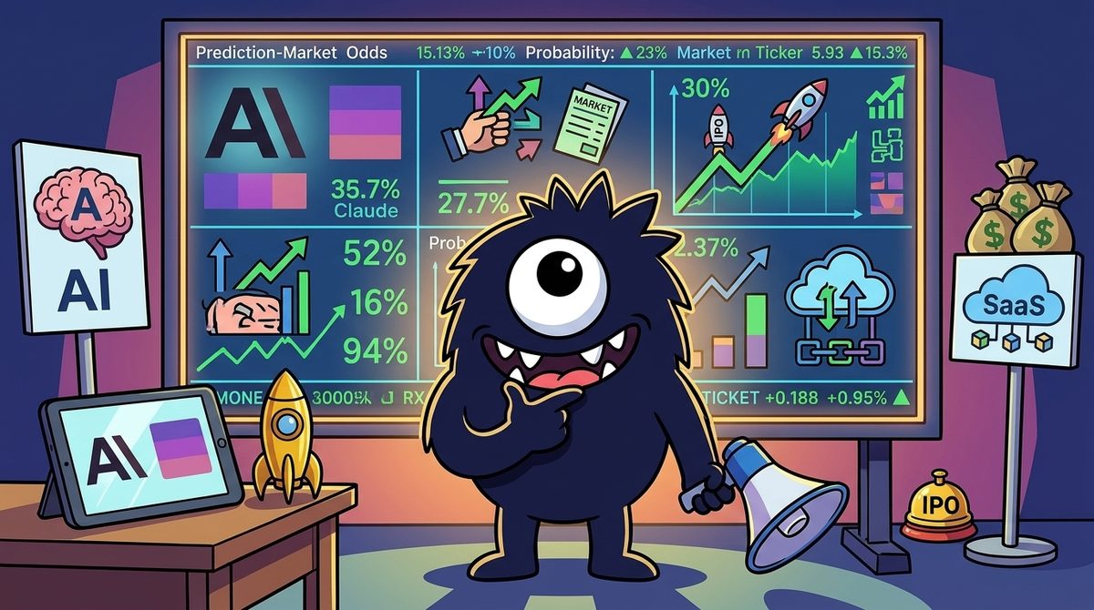 The Best Signal on the AI IPO Wave in 2026: What Polymarket's Anthropic Odds Reveal