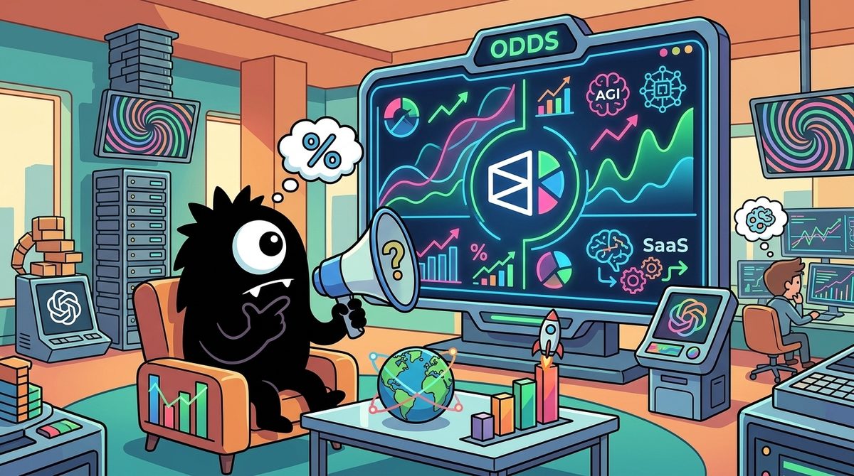 The Market Says 8%: What Polymarket's OpenAI AGI Odds Reveal About Where AI and SaaS Are Headed in 2026