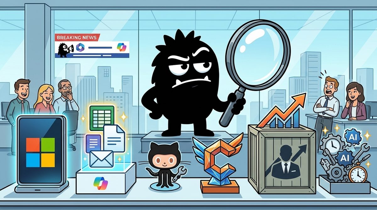 AdTools Monster Mascot reviewing products: The State of Microsoft Copilot in the Enterprise 2026: Adopt