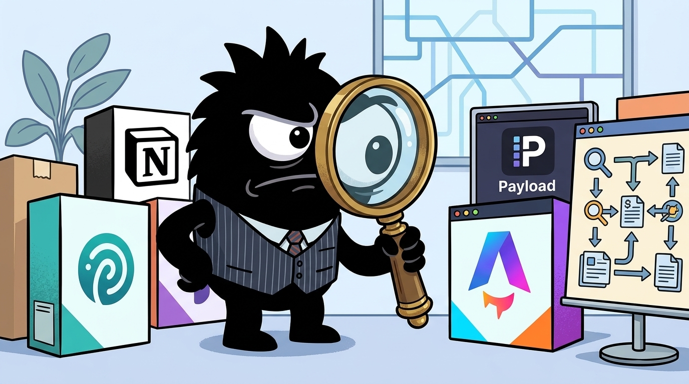 AdTools Monster Mascot reviewing products: Turso vs Notion: Which Is Best for SEO and Content Strategy 