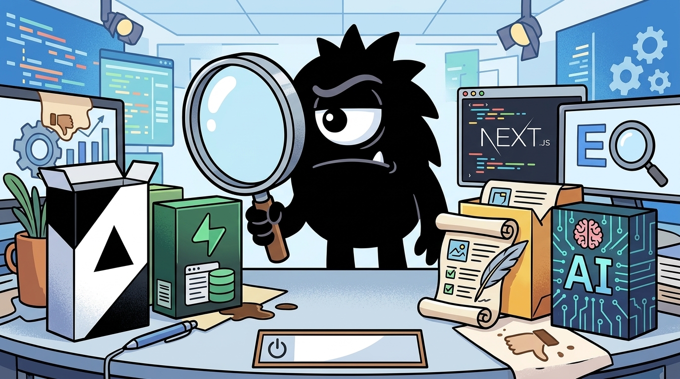 AdTools Monster Mascot reviewing products: Vercel vs Supabase: Which Is Best for SEO and Content Strate