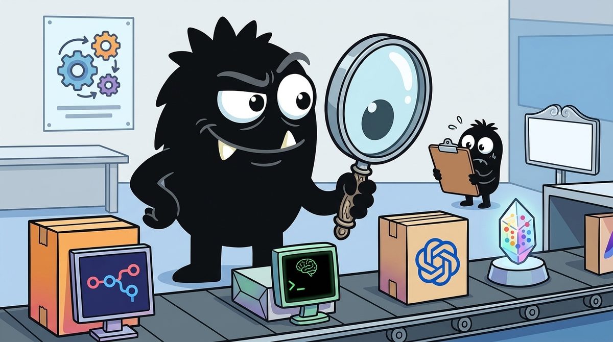 AdTools Monster Mascot reviewing products: Vertex AI Agents vs OpenAI Assistants API vs n8n: Which Is B